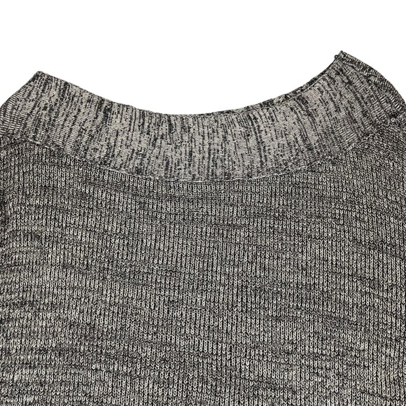 Free People Alana Off Shoulder Knit Gray Sweater - Picture 7 of 14